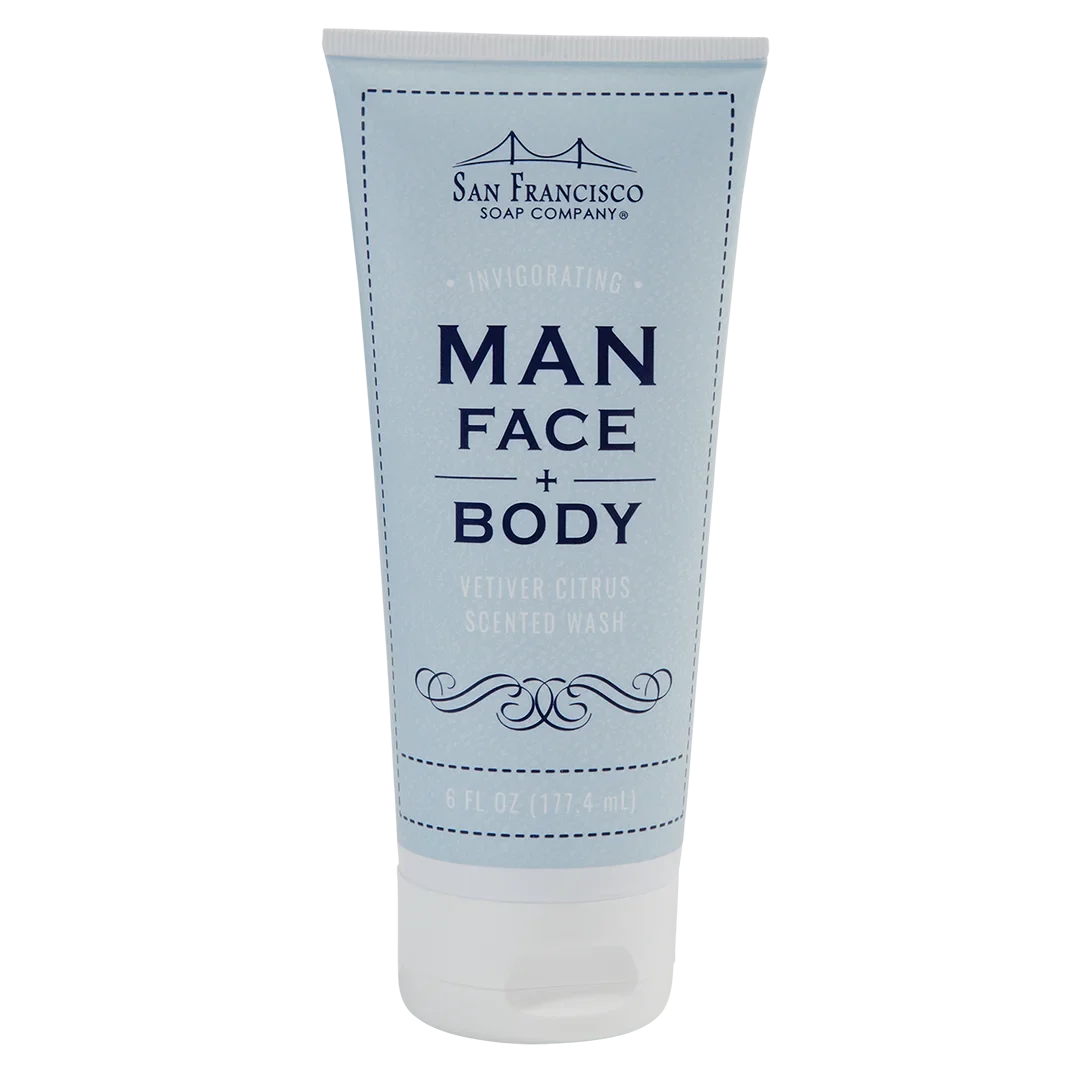 Man Bar - Face & Body Wash Vetiver Citrus