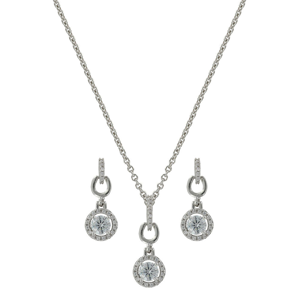 Montana Silversmith - Halo & Horseshoes Jewelry Set