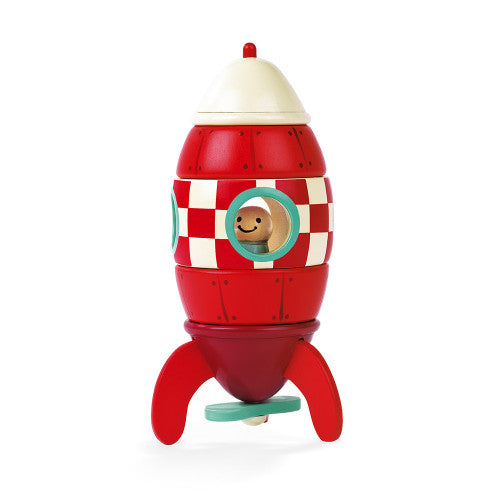 Janod - SMALL MAGNETIC ROCKET (WOOD)