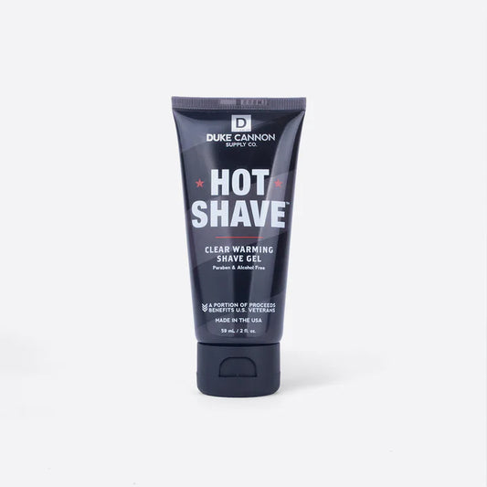 Duke Cannon - HOT SHAVE CLEAR WARMING SHAVE GEL - TRAVEL SIZE