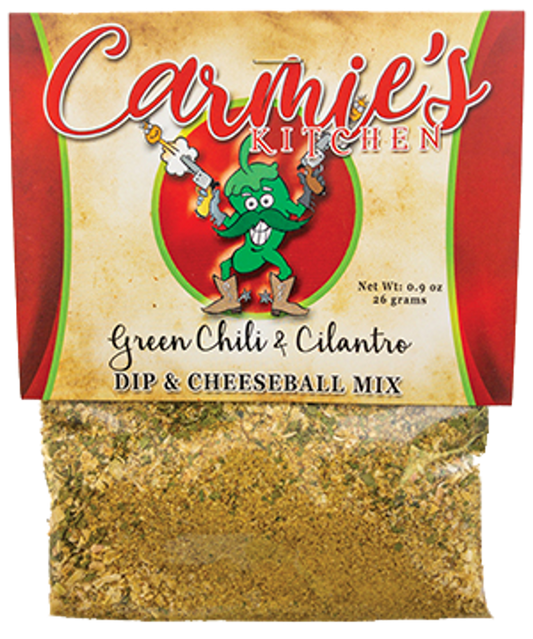 Carmie's Kitchen - Green Chili & Cilantro Dip & Cheeseball Mix