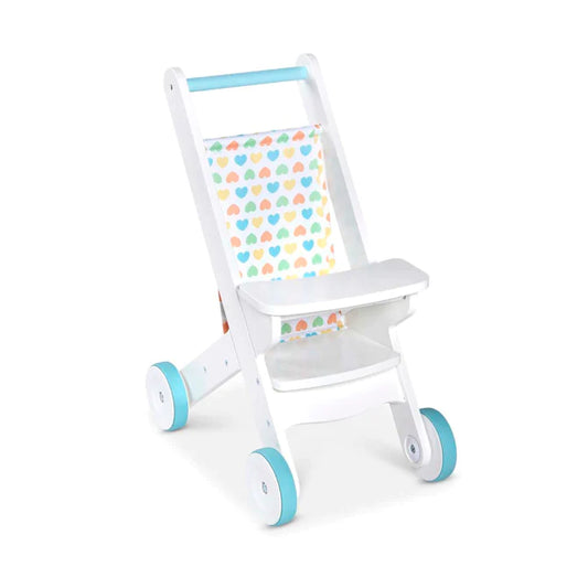 Melissa & Doug - Mine to Love Wooden Play Stroller
