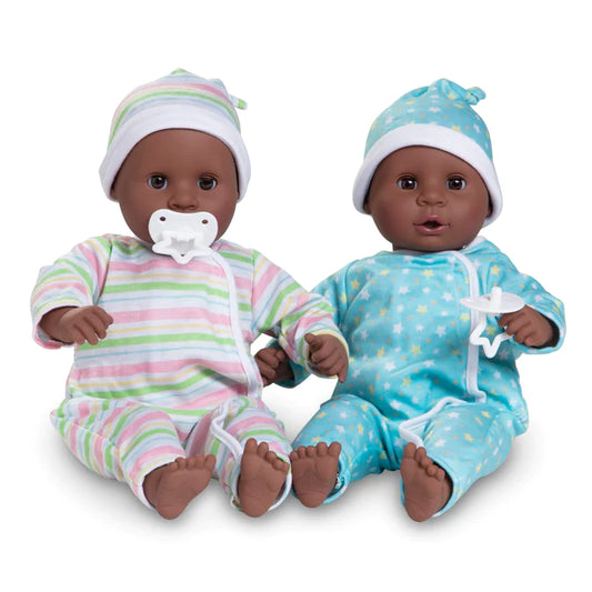 Melissa & Doug - Mine to Love Twins Tyler & Taylor Dolls