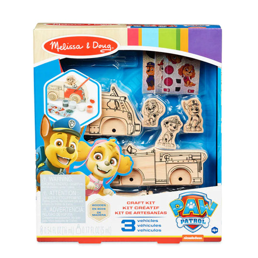 Melissa & Doug - PAW Patrol Wooden Craft Kit - Vehicles
