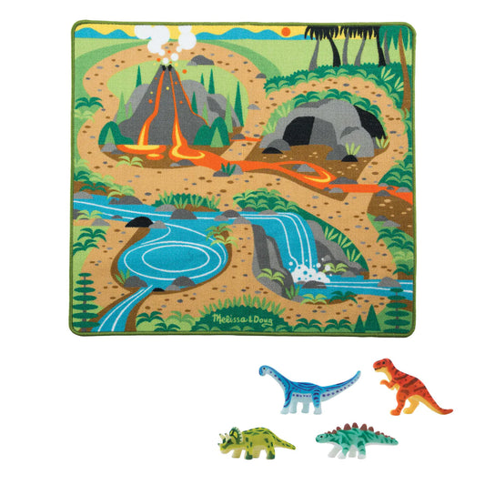 Melissa & Doug - Prehistoric Playground Dinosaur Rug