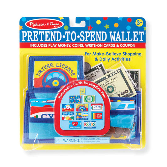 Melissa & Doug - Pretend-to-Spend Wallet